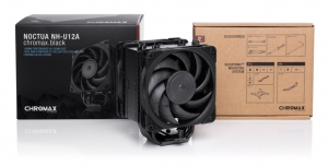 Noctua NH-U12A chromax.black univerzális CPU hűtő